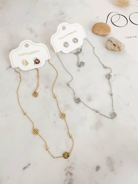 Fendi Chain with Earings